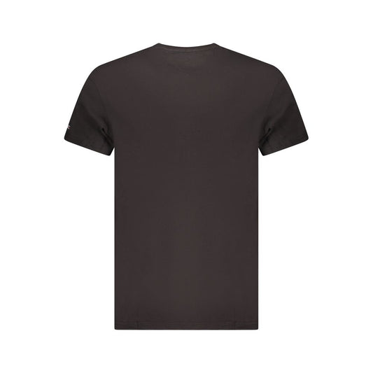 Black Cotton Men's T-Shirt