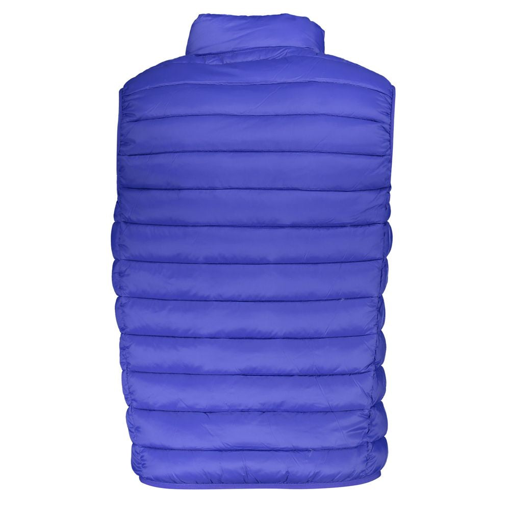 Blue Polyamide Men Jacket