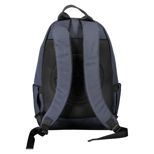 Blu Polyester Men Backpack