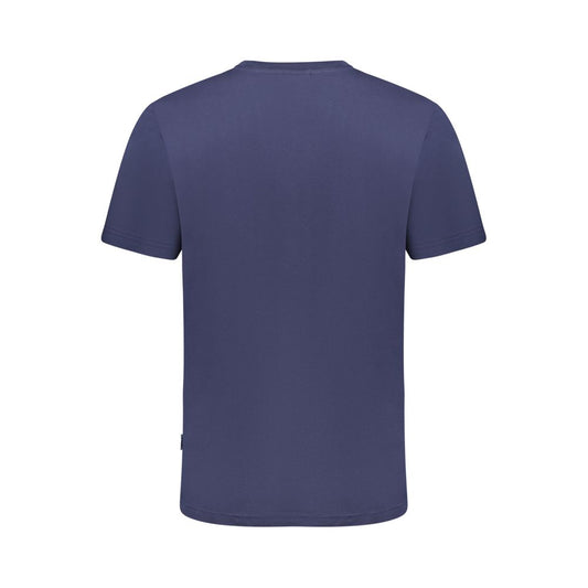 Blu Cotton Uomo T-Shirt