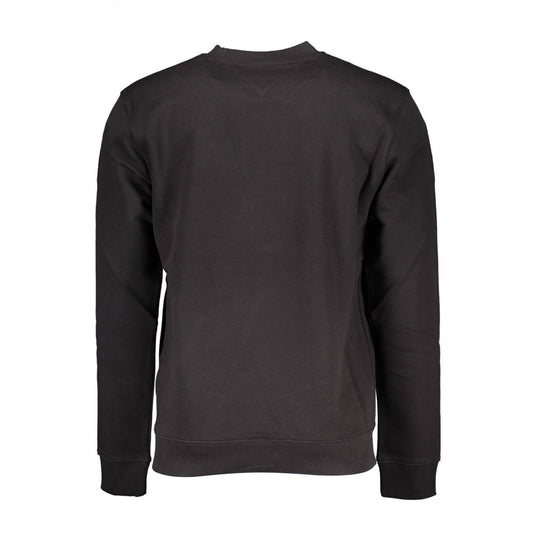 Black Cotton Men's Sweatshirt