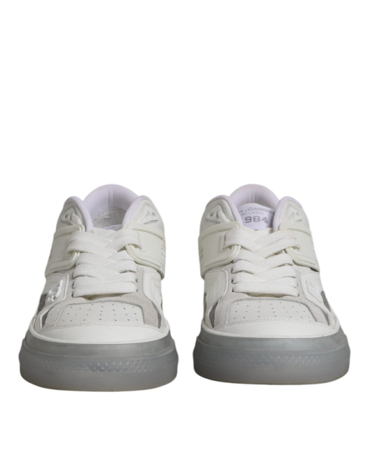 White Low Top DG Embossed Men Sneakers Shoes