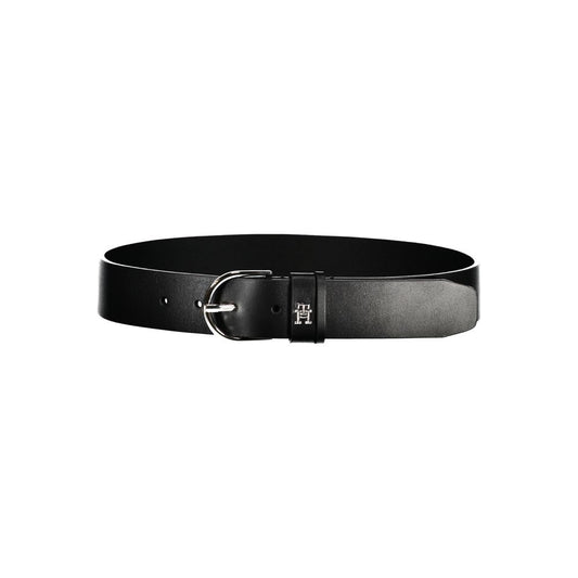"Black Leather Women Belt"