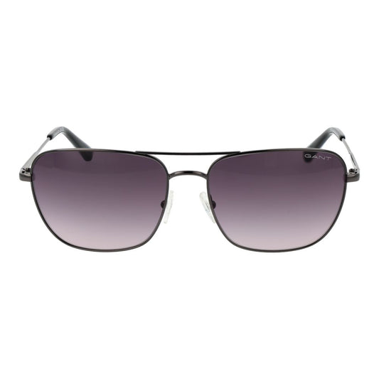 Gray Metal Sunglasses