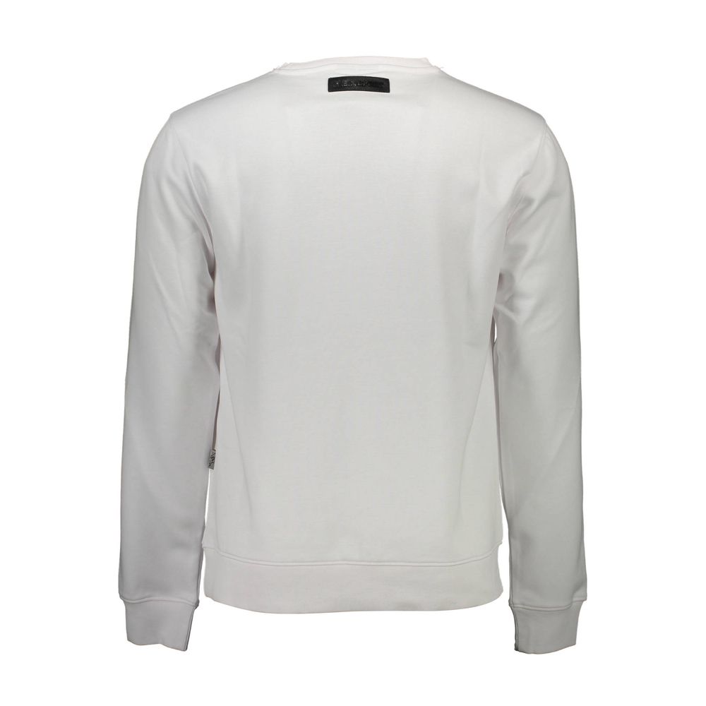 Bianco Cotton Men Sweatshirt