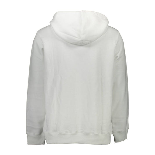 White Cotton Men's Hoodie
