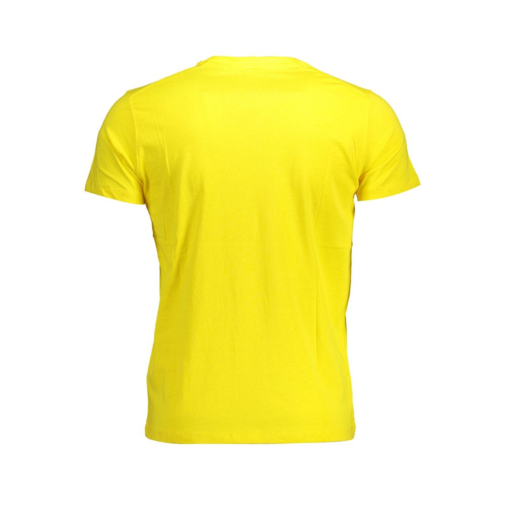Yellow Cotton Mens T-Shirt