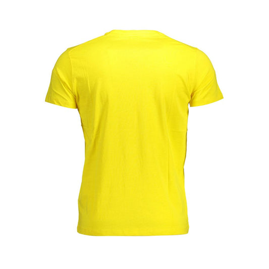 Yellow Cotton Mens T-Shirt