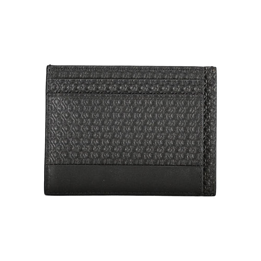 Black Leather Mens Card Holder