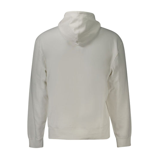 White Cotton Men's Sweatshirt
