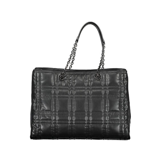 Nero Polyester Woman Handbag