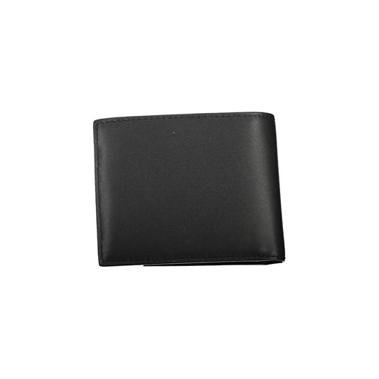 Nero Poliuretano Uomo Wallet