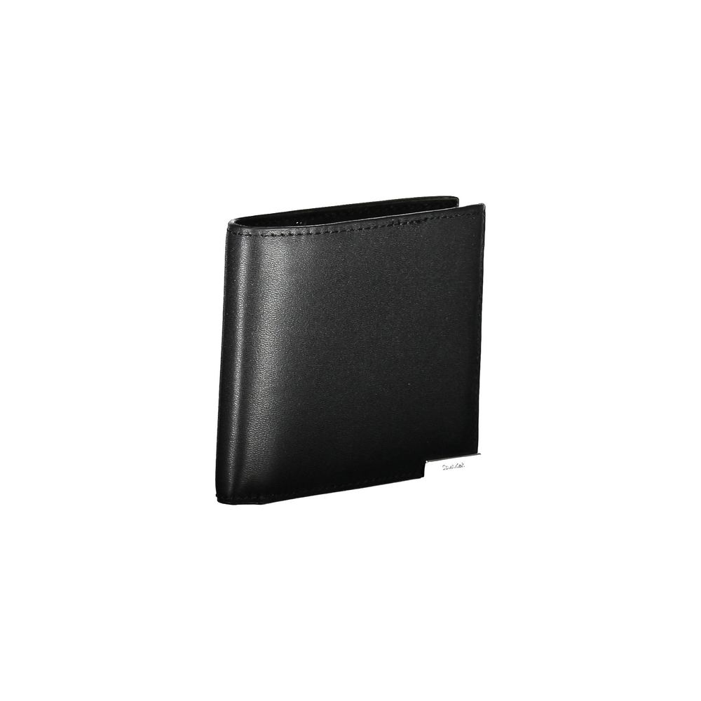 Nero Poliuretano Uomo Wallet