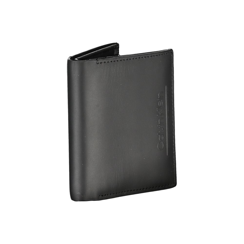 Black Leather Men Wallet