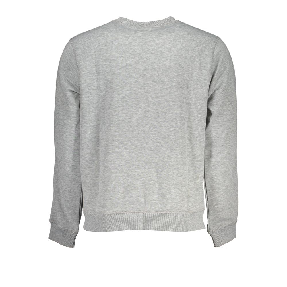 Grigio Polyester Men Sweatshirt