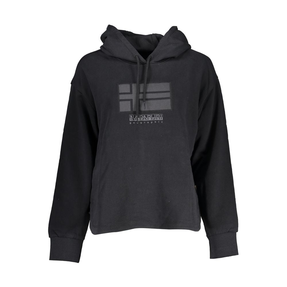 Black Cotton Women Sweater