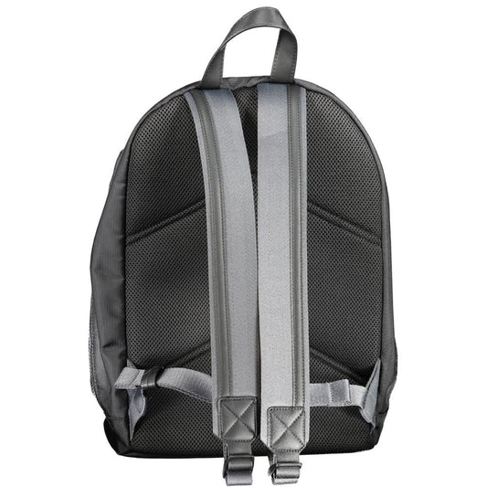 Nero Polyester Men Backpack