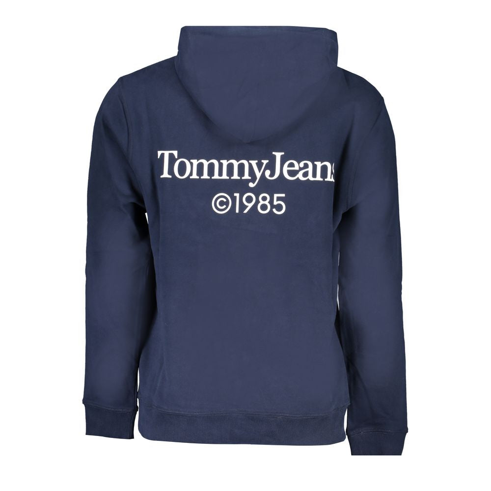 Blue Cotton Men Sweater