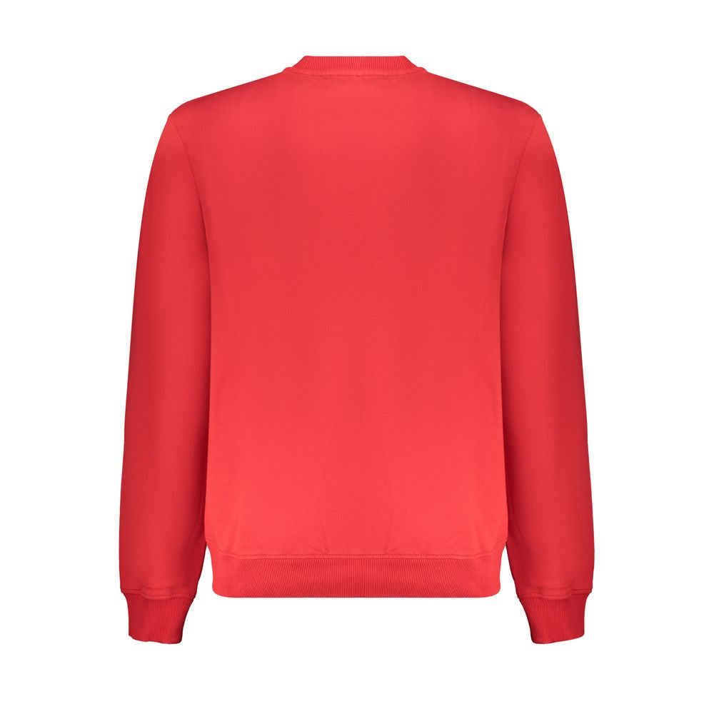 Red Cotton Men's Sweatshirt