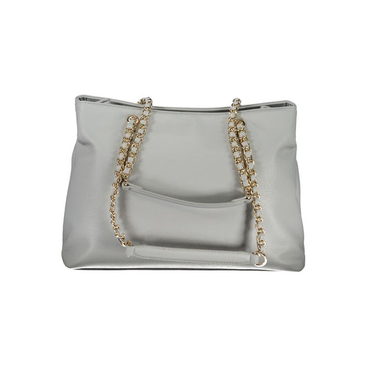 Grigio Polyurethane Women Shoulder Bag