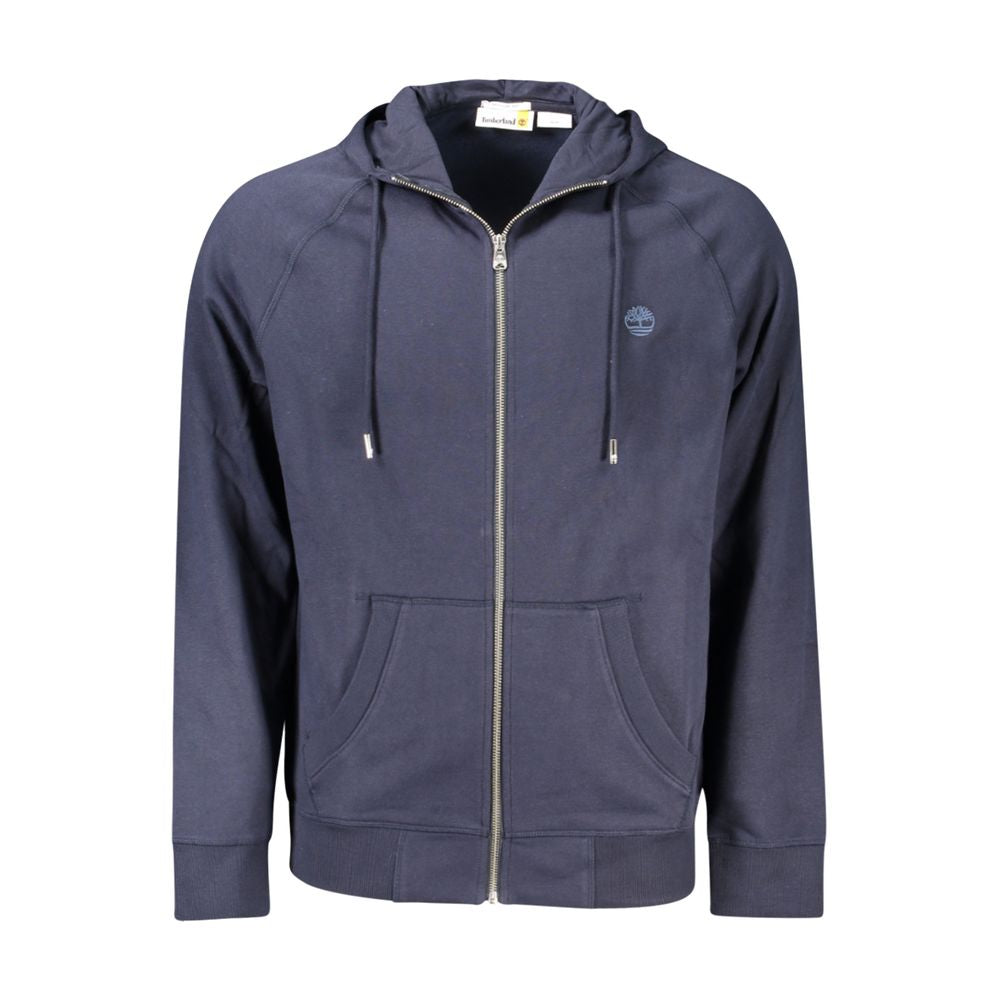 Blue Cotton Men Sweater