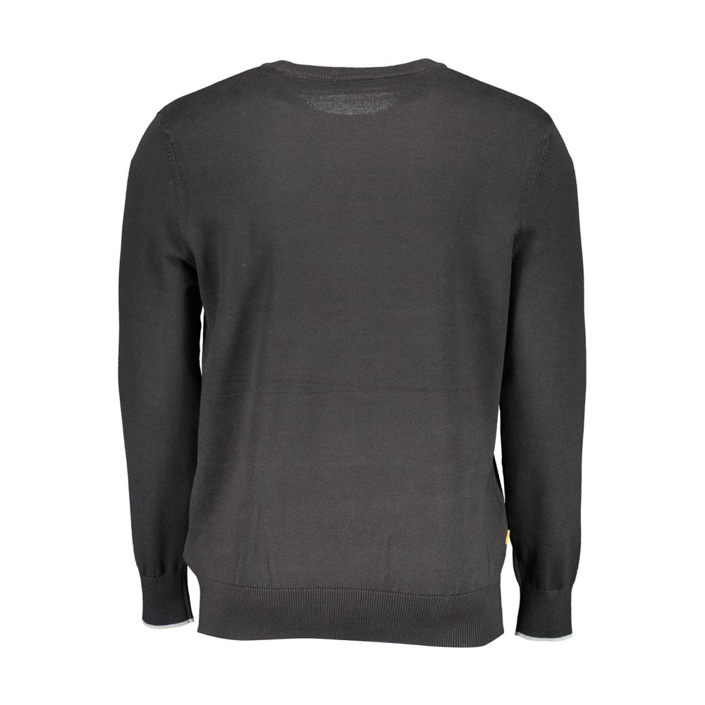 Black Organic Cotton Men Sweater