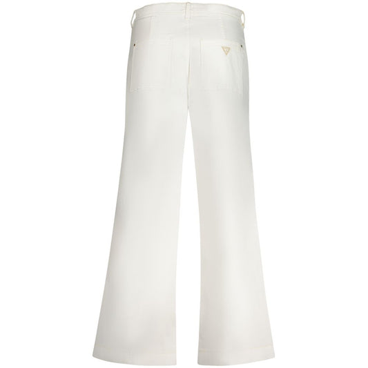 White Cotton Women Short