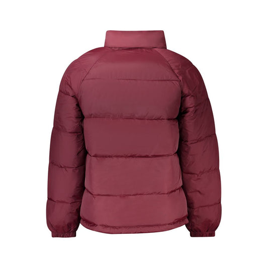 Red Recycled Polyester Men Jacket