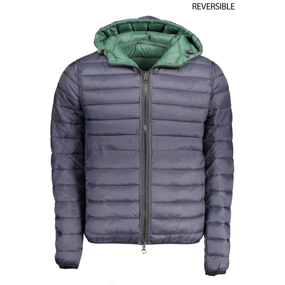 Green Nylon Men Jacket