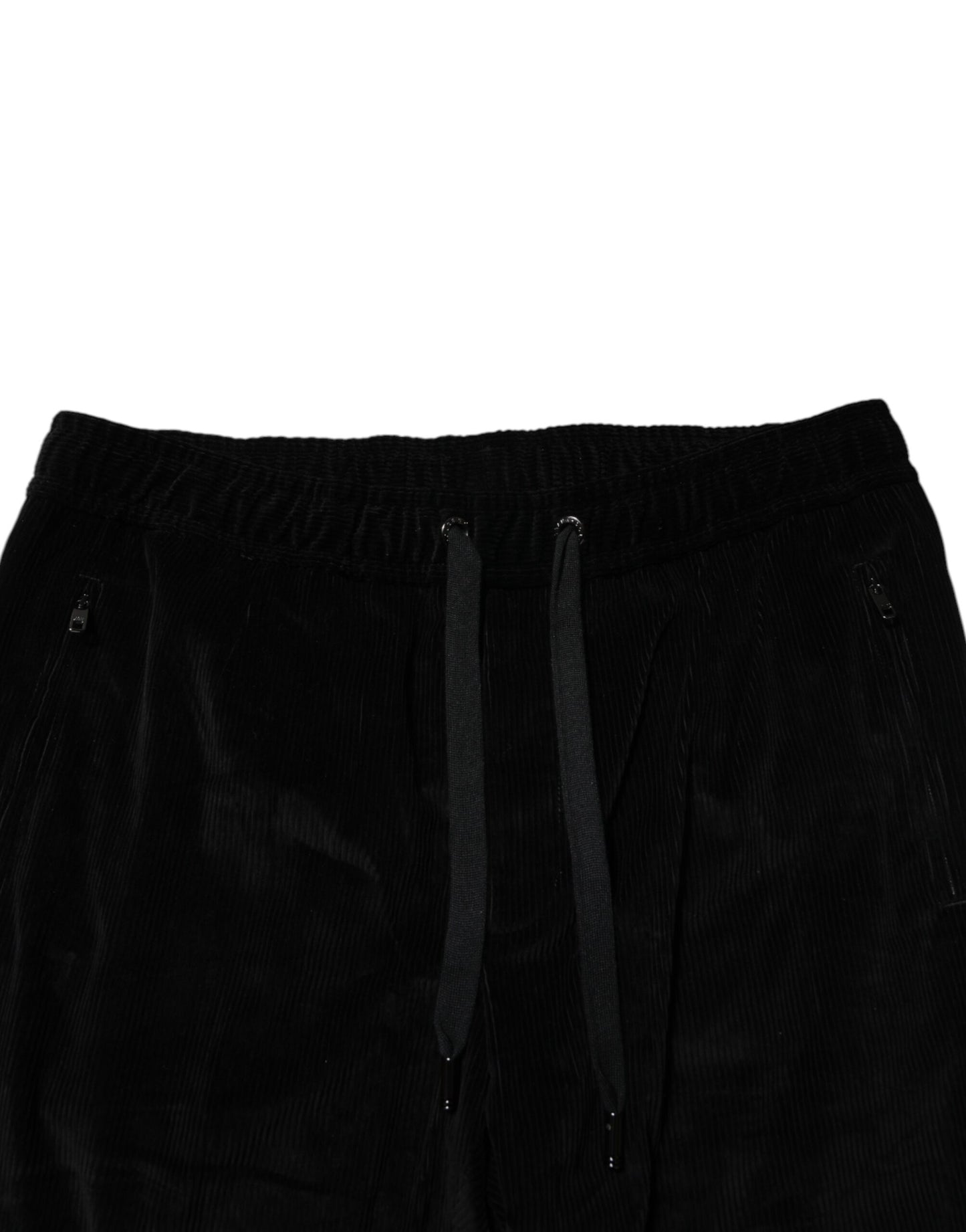 Black Cotton Men Jogger Sweatpants Pants