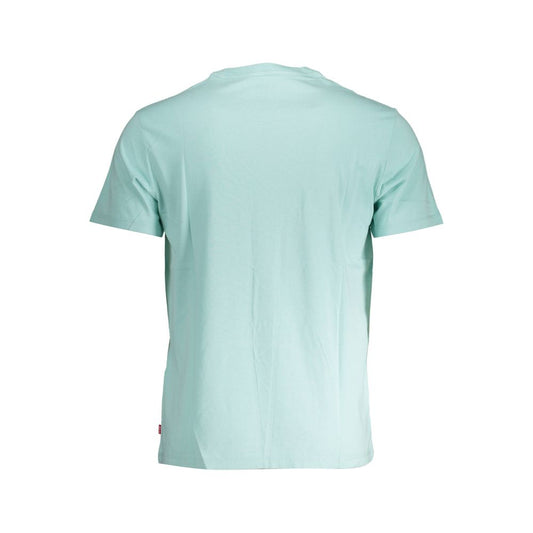 Azzurro Cotton Men T-Shirt