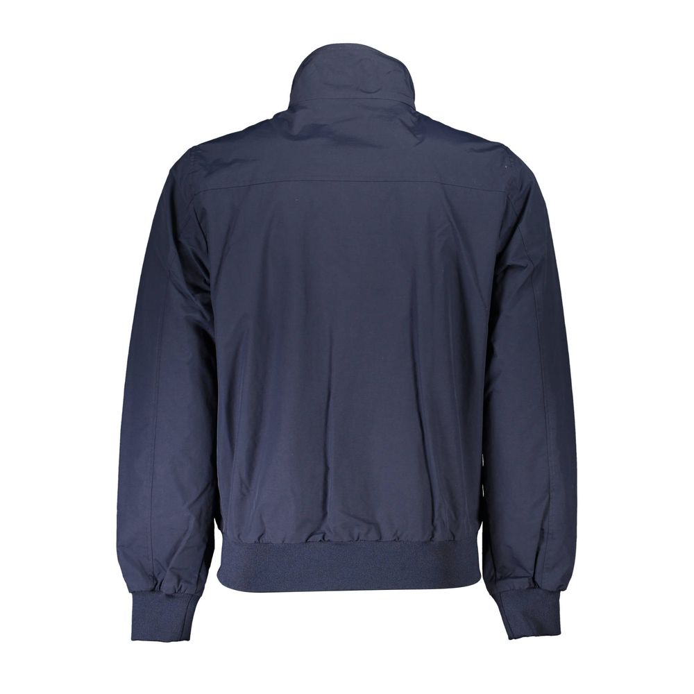 Blue Polyamide Men Jacket