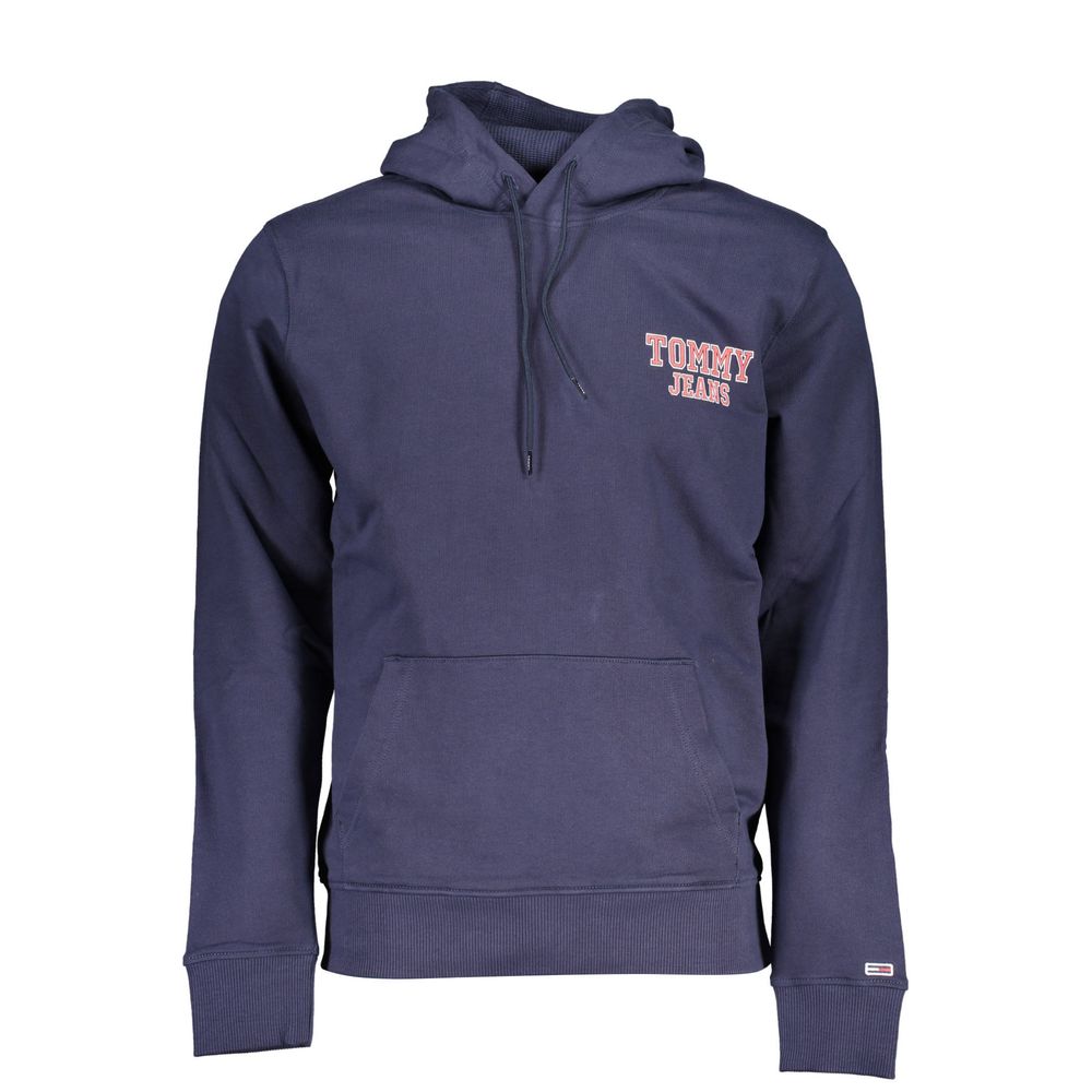 Blue Cotton Men Sweater