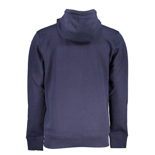 Blue Cotton Men's Hoodie
