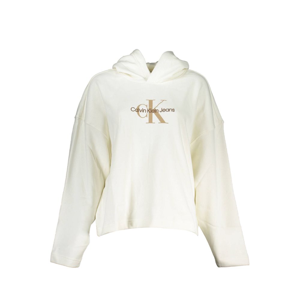 White Cotton Women Sweater