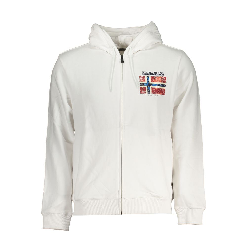 White Cotton Men Sweater