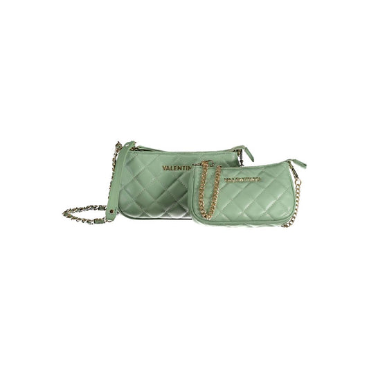 Verde Polyurethane Women's Handbag