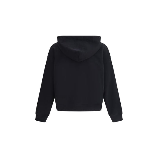 Black Cotton Sweatshirt
