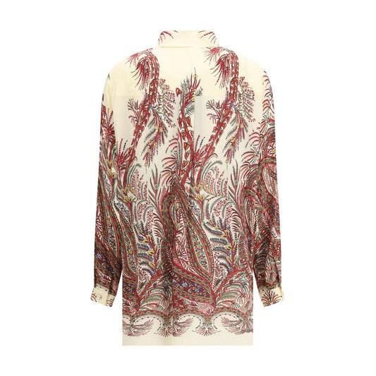 Multicolor Silk Pattern Shirt