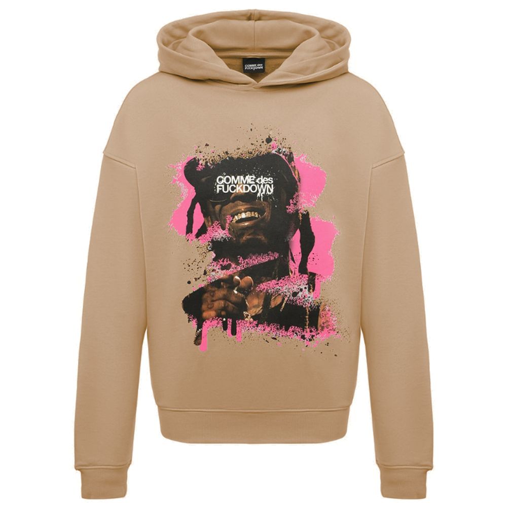 Brown Cotton Men's Sweater