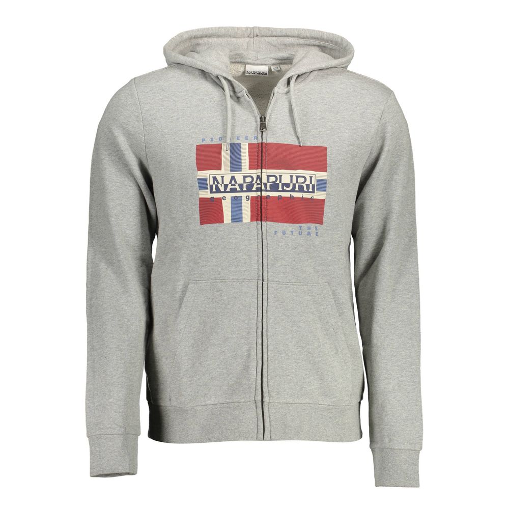 Gray Cotton Men Sweater