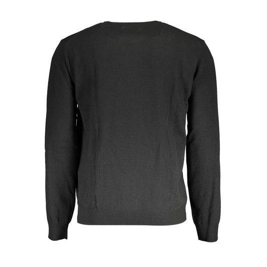 Black Wool Men's Sweater