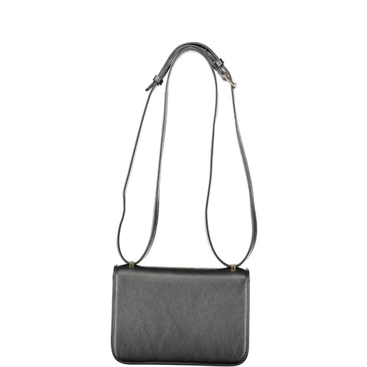 Black Polyurethane Womens Bag
