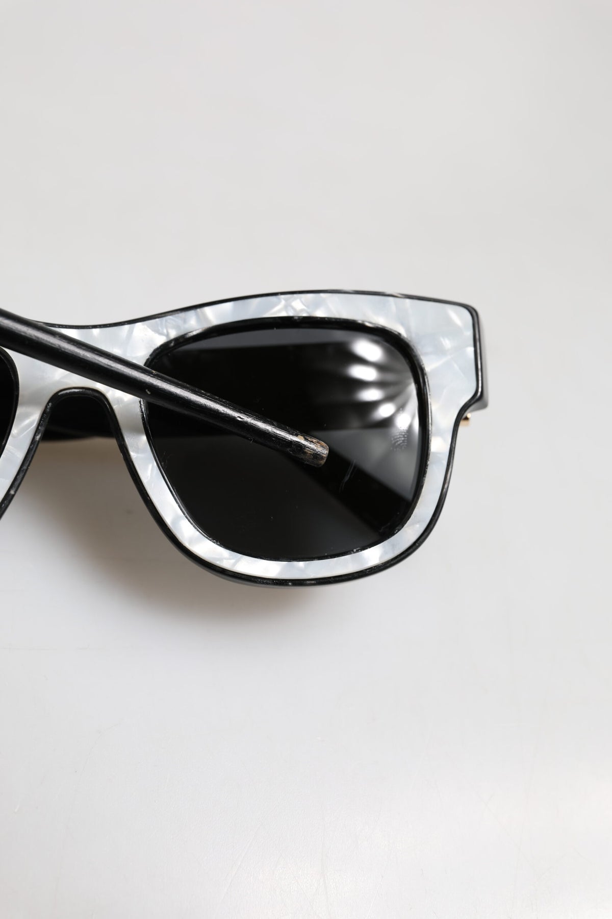 Pearl White Acetate Frame DG4379 Domenico Shade Sunglasses