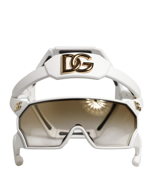 White Acetate Next Generation Mask Eyewear Sunglasses