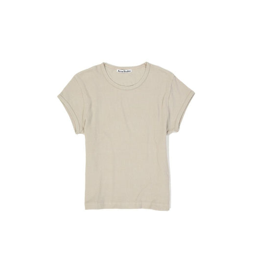 Beige Cotton T-Shirt