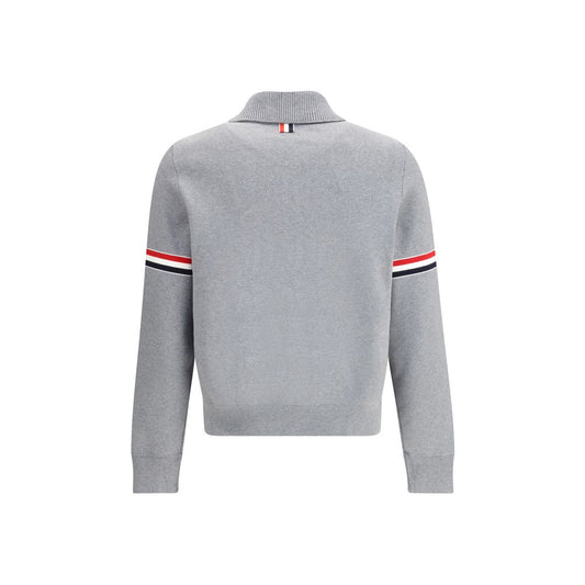 Gray Nylon Sweatshirt