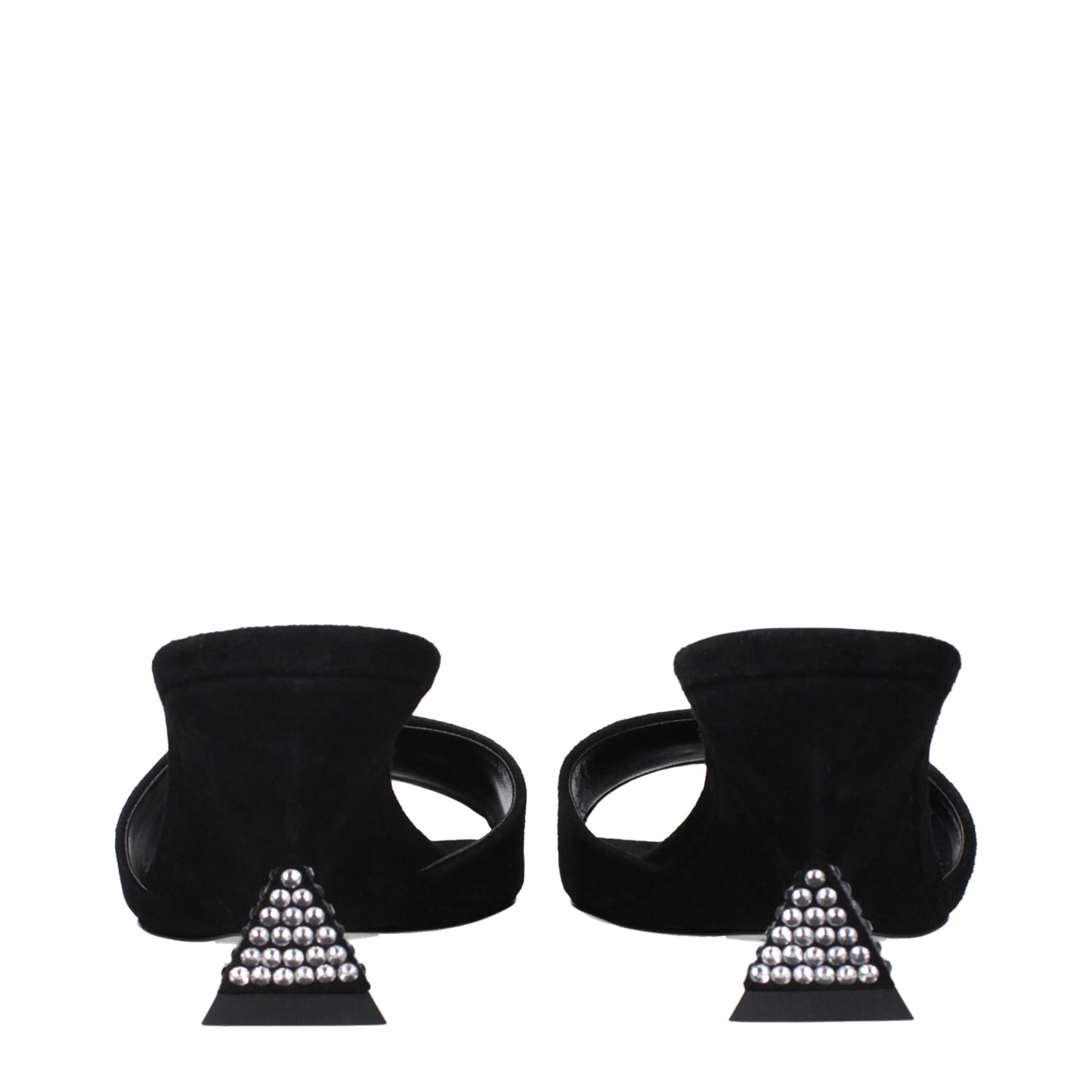 Black Leather Platform Sandals
