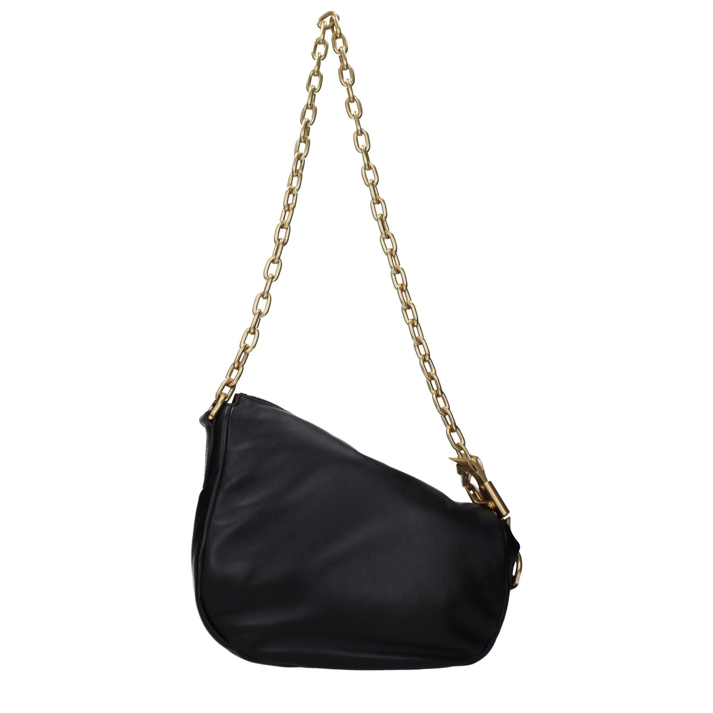 Black Leather Shoulder Bag