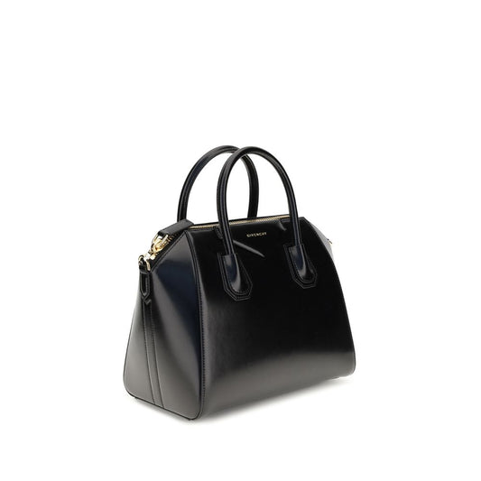 Black Calf Leather Bos Taurus Handbag